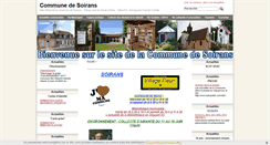 Desktop Screenshot of mairie-soirans.fr
