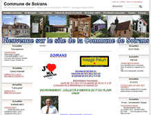 Tablet Screenshot of mairie-soirans.fr